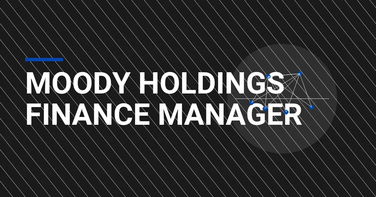 Moody Holdings Finance Manager