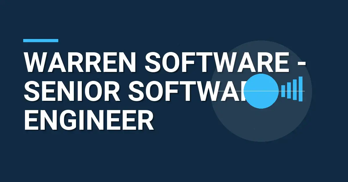 Warren Software - Senior Software Engineer